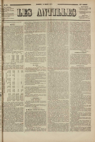 Les Antilles (1877, n° 20)