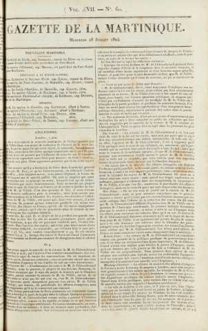 Gazette de la Martinique (1824, n° 60)