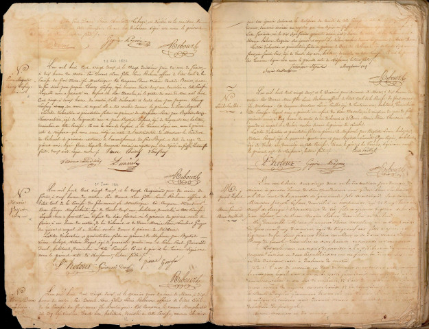 Population blanche et libre : 1830, population blanche seulement : naissances, mariages, décès