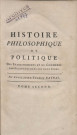 Histoire philosophique et politique des établissements du commerce des Européens dans les deux Indes (tome II)