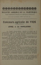 Bulletin agricole de la Martinique (juillet-octobre 1926)