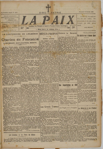 La Paix (n° 1626)