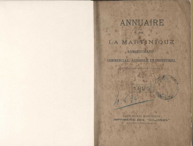 Annuaire de la Martinique (1895)