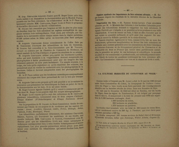 Revue de botanique appliquée et d'agriculture coloniale (n° 59-60)