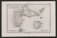Les isles de la Guadeloupe, de Marie Galante, de la Désirade et celles des Saintes, colonie Françoise des Antilles