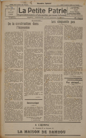 La Petite Patrie (n° 743)