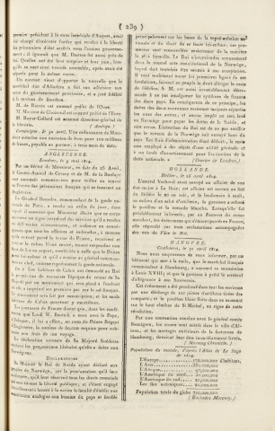 Gazette de la Martinique (1814, n° 55)