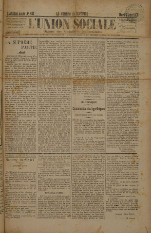 L'Union sociale (n° 455)