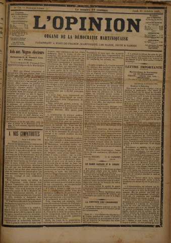 L'Opinion (n° 754)