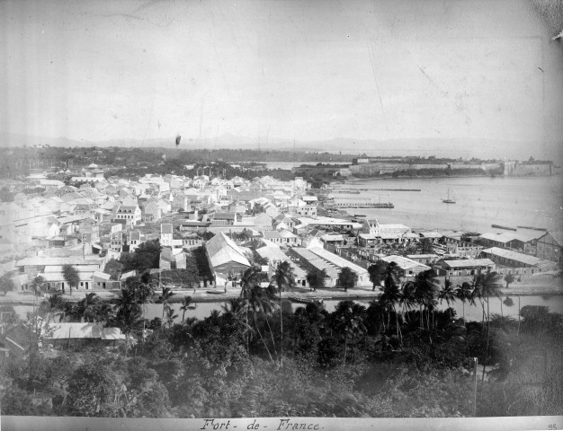 Fort-de-France. Vue générale du centre ville