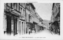 Martinique. Fort-de-France. La rue Saint-Louis