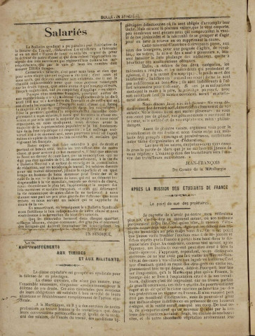 Bulletin syndical (n° 2)