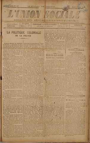 L'Union sociale (n° 547)