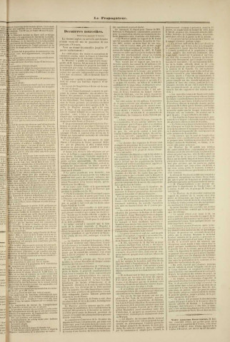 Le Propagateur (1867, n° 7)
