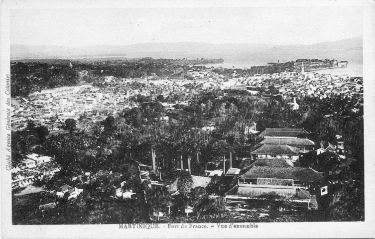 Martinique. Fort-de-France. Vue d'ensemble