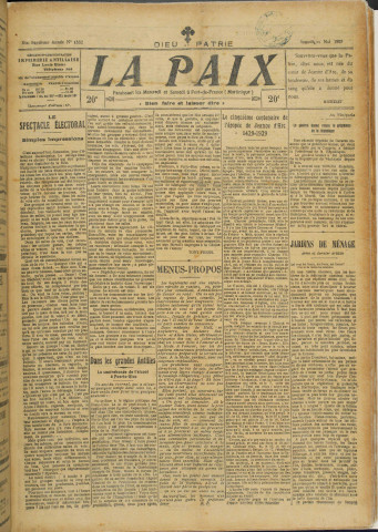 La Paix (n° 1552)