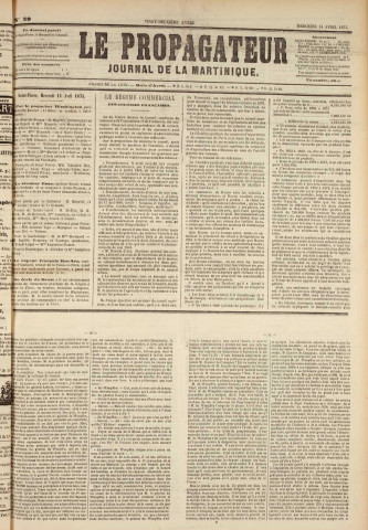 Le Propagateur (1875, n° 29)