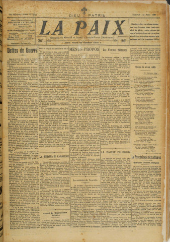 La Paix (n° 1547)