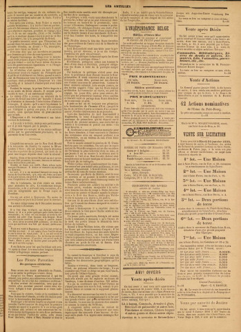 Les Antilles (1890, n° 1)