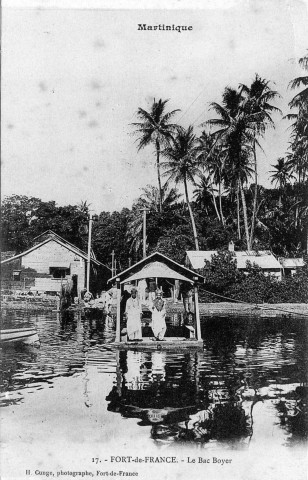 Martinique. Fort-de-France. Le Bac Boyer