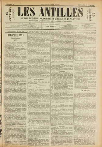 Les Antilles (1900, n° 49)