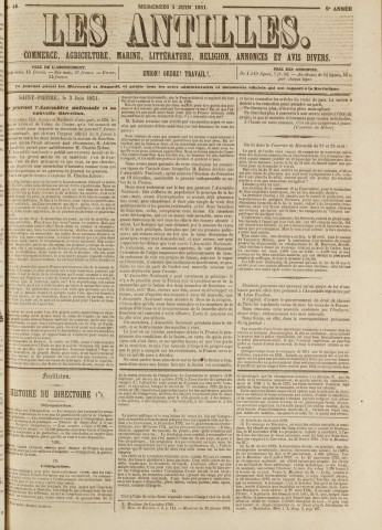 Les Antilles (1851, n° 45)