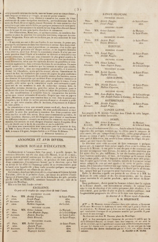 Gazette de la Martinique (1828, n° 105)
