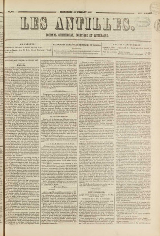 Les Antilles (1867, n° 60)
