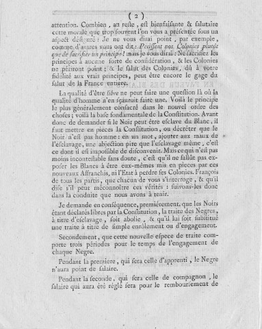 Pétition à l'Assemblée nationale, et avis au peuple françois, en faveur des blancs et des noirs