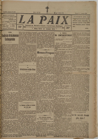 La Paix (n° 1207)