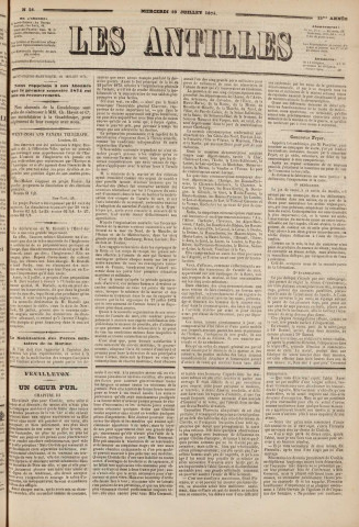 Les Antilles (1874, n° 58)