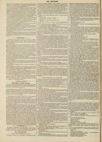 Les Antilles (1856, n° 22)