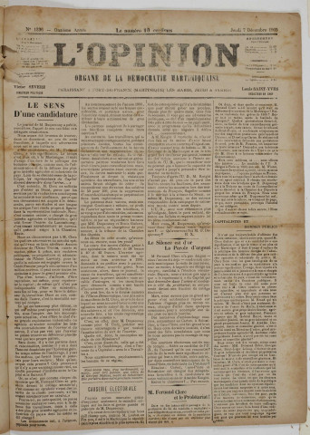 L'Opinion (n° 1236)