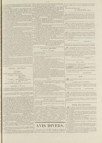 Le Courrier de la Martinique (1838, n° 25)