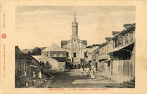 Martinique. La Rue Gueydon au Saint-Esprit