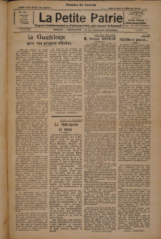La Petite Patrie (n° 860)