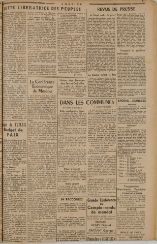 Justice (1952, n° 14)