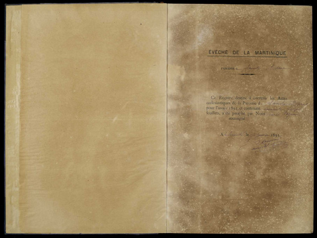 Baptêmes, mariages, sépultures