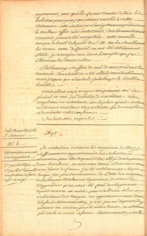 Correspondance de l'intendant Peynier (Guadeloupe, Martinique) avec Versailles (Secrétariat d'état à la marine)