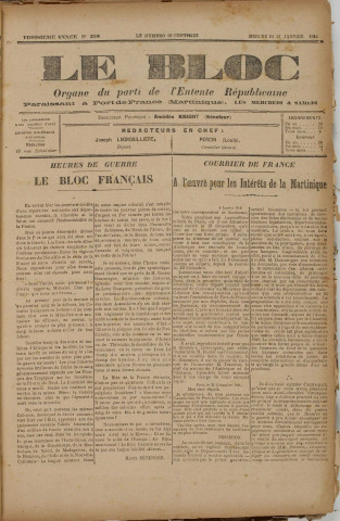 Le Bloc (n° 358)
