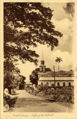 Martinique. Eglise du Carbet
