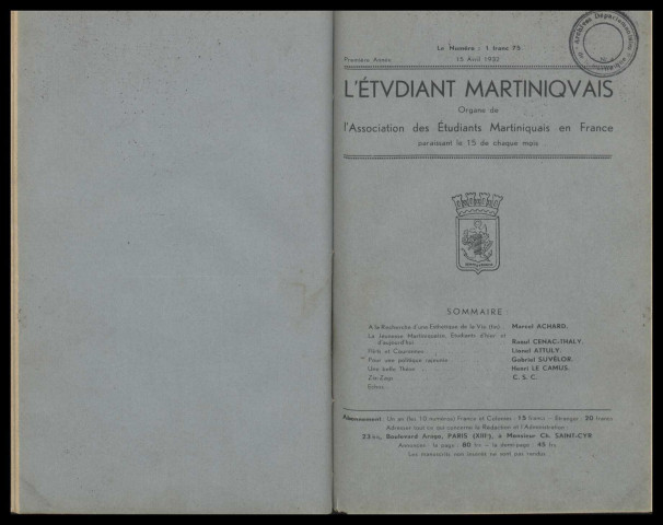 Numéro du 15 avril 1932