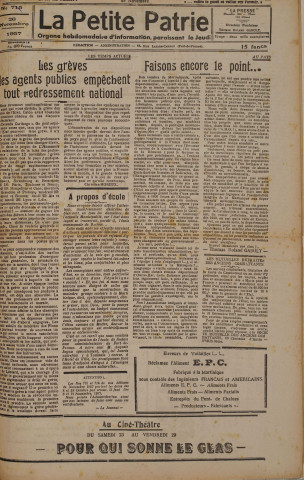 La Petite Patrie (n° 726)