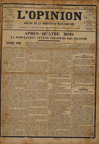 L'Opinion (n° 730)