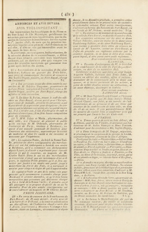 Gazette de la Martinique (1815, n° 96)