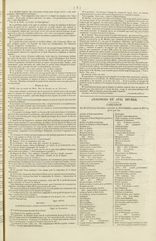 Gazette de la Martinique (1822, n° 13)