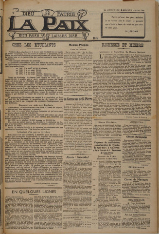 La Paix (n° 4848)