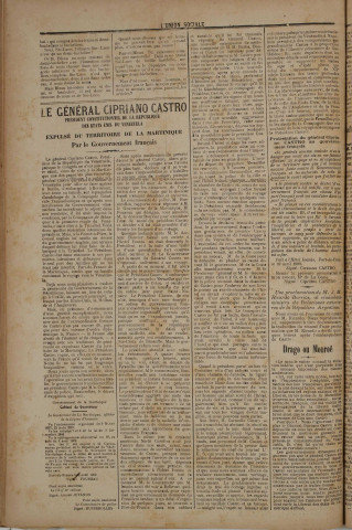 L'Union sociale (n° 589)