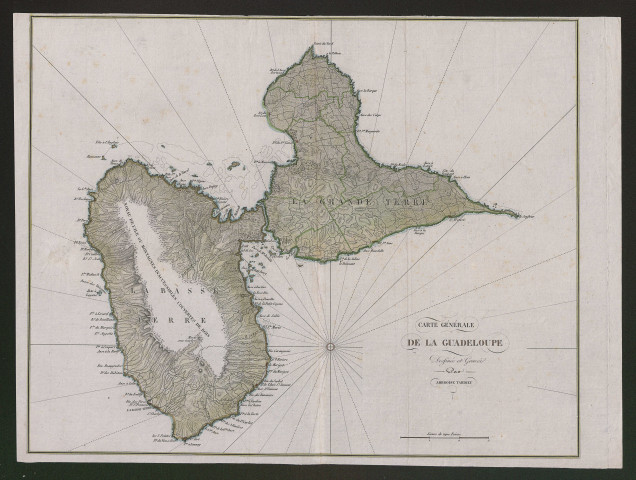 Carte Générale de la Guadeloupe