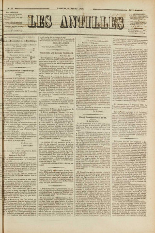 Les Antilles (1876, n° 23)